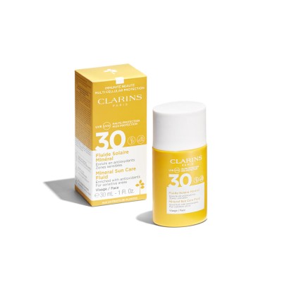 1 - Clarins SUNCARE FACE FLUID SPF30