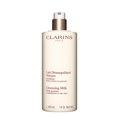 1 - Clarins Cleansing Milk With Gentian "Combination/Oily Skin" 400 ml