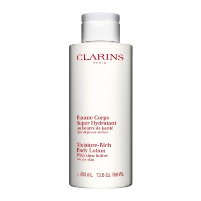 1 - Clarins Moisture Rich Body Lotion Luxury Size 400 ml Balsamo Unisex