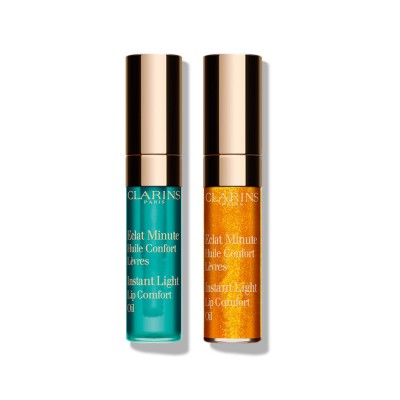 1 - Clarins Instant Light Lip Comfort Oil Duo 2 x 2.8ml