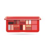1 - PUPA Milano Palette L 3D Effects 002 Red 20g