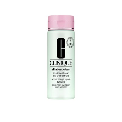 1 - Clinique All About Clean Liquid Facial Soap Combination/Oily 200 ml
