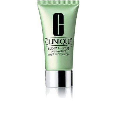 1 - Clinique Super Rescue Antioxidant Night Moisturizer, skin type 3/4 crema idratante per il viso Donna