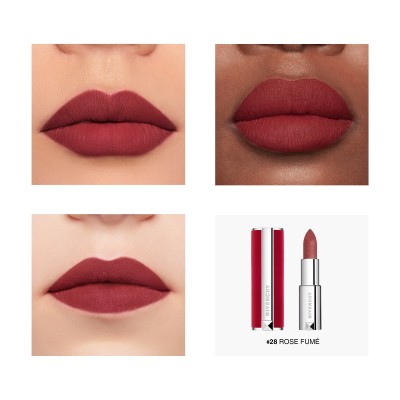 1 - Givenchy Le Rouge Deep Velvet 3.4 g 28 Rose Fumé Matte