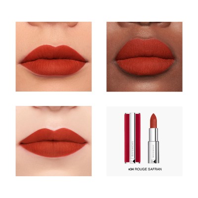 1 - Givenchy Le Rouge Deep Velvet 34 Rouge Safran 3.4g