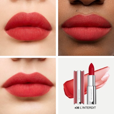 1 - Givenchy Le Rouge Sheer Velvet 36 L'Interdit 3.4g