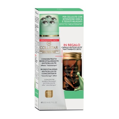 1 - Collistar Concentrato Biorivitalizzante Anticellulite 200ml + Attivi Puri Capsule Anticellulite 14 pz