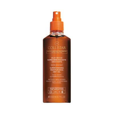1 - Collistar Olio Secco Superabbronzante Idratante SPF 6, 200 ml