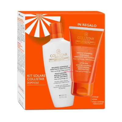 1 - Collistar Solar Kit Moisturizing Restructuring After Sun Balm + After Sun Shower-Shampoo