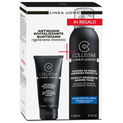 1 - Collistar Daily Revitalizing Anti-Wrinkle Cream + Perfect Adherence Shaving Foam