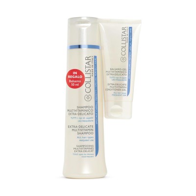 1 - Collistar Extra-Delicate Multivitamin Shampoo + Extra-Delicate Multivitamin Conditioner-Gel