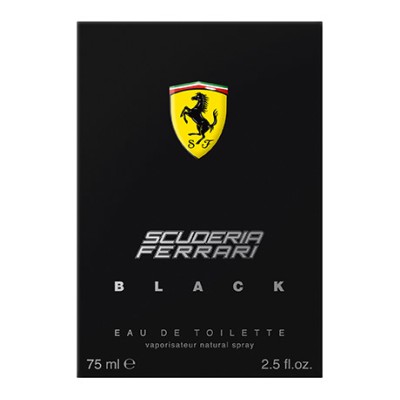 1 - Ferrari Scuderia Black Eau De Toilette 75ml