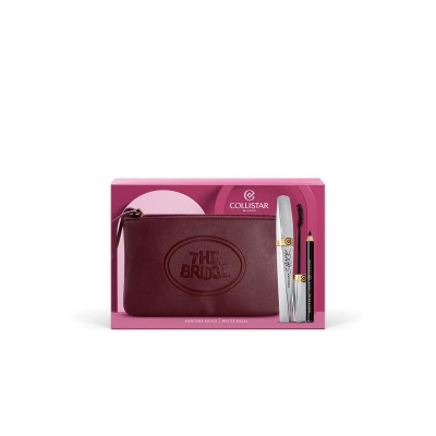 1 - Collistar Cofanetto Mascara Shock Nero 8ml + Matita Kajal Nera 0.8g + Beauty-Bag THE BRIDGE