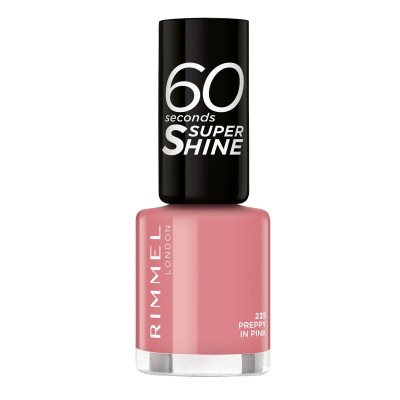 1 - Rimmel 60 Seconds Super Shine 235 Preppy In Pink 8ml