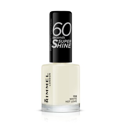 1 - Rimmel 60 Seconds Super Shine 703 White Hot Love 8ml