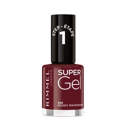 1 - Rimmel Super Gel 069 Moody Mahogany 12ml