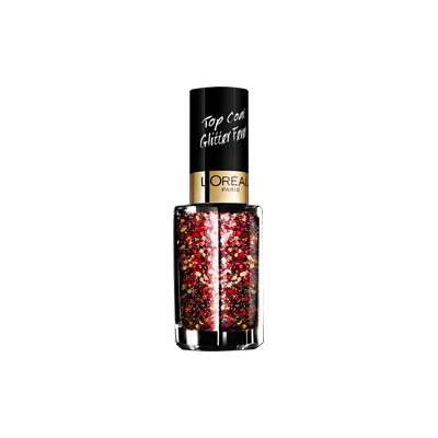 1 - L’Oréal Paris Make-Up Designer Color Riche Les Topcoats 952 Flamenco top coat per unghie Rosso/oro