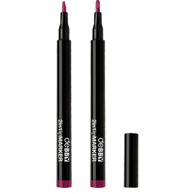 1 - deBBY 2in1 lipMARKER 05 raspberry