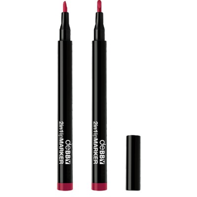 1 - deBBY 2in1 lipMARKER 06 ruby red