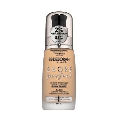 1 - Deborah Milano 24ore Perfect Con Acido Ialuronico 3.1 Light Gold 30 ml