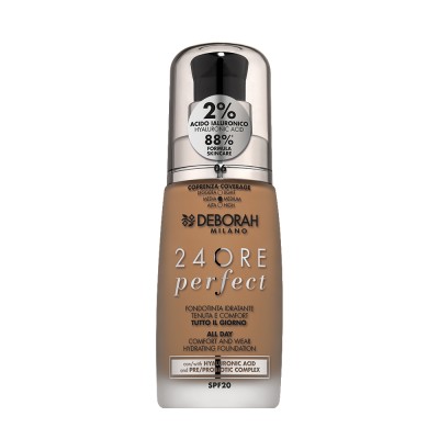 1 - Deborah Milano 24ore Perfect Con Acido Ialuronico 6 Caramel 30 ml