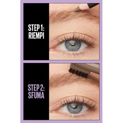 1 - Maybelline Express Brow Shaping Pencil 03 Soft Brown 4.3g