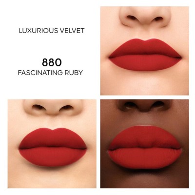 1 - Guerlain Rouge G Luxurious Velvet 880 Facinating Ruby 3.5g