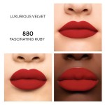 1 - Guerlain Rouge G Luxurious Velvet 880 Facinating Ruby 3.5g