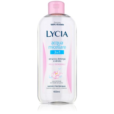 1 - Lycia Acqua Micellare Pelli Sensibili micellar water 400 ml
