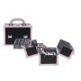1 - Treffina Casuelle 2 Tone PU Cosmetic Case Glitter