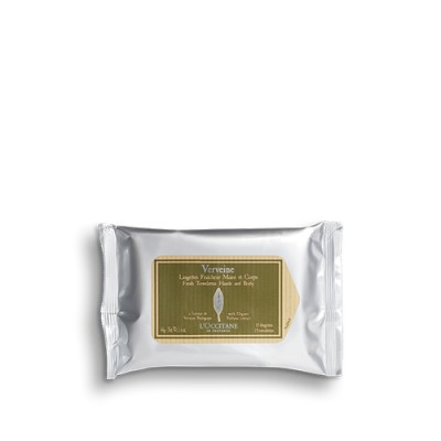 1 - L'Occitane Verbena Refreshing Towelettes 15 pcs