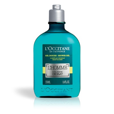 1 - L'Occitane L'Homme Cologne Cedrat 250 ml Gel doccia Uomo Corpo e capelli Agrume