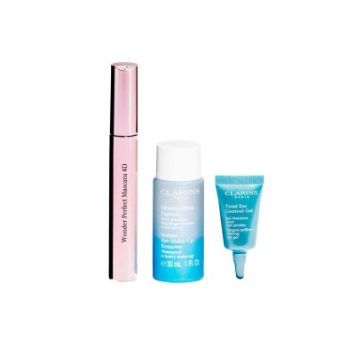 1 - Clarins Wonder Perfect Mascara 4D eyelash mascara 8 ml 01 Black