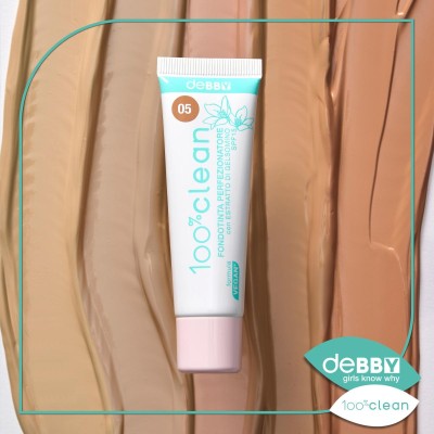 1 - deBBY 100%clean Fondotinta Perfezionatore 02 beige