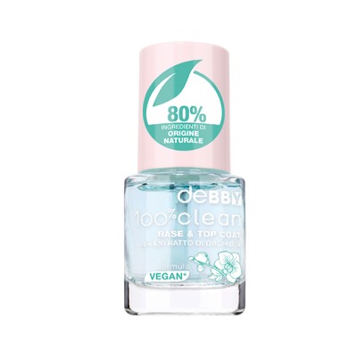 1 - deBBY 100% clean Base&Top Coat 01 - transparent