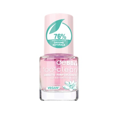 1 - deBBY 100% clean Smalto Rinforzante 01 - transparent