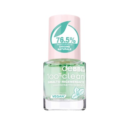 1 - deBBY 100%clean Regenerating Nail Enamel 01 - transparent