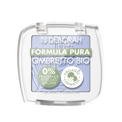 1 - Deborah Milano Ombretto Formula Pura Mono Bio 6 Sky Blue