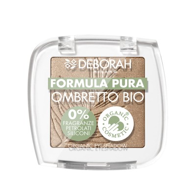 1 - Deborah Milano Ombretto Formula Pura Mono Bio 8 Chestnut Brown