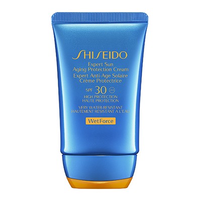 1 - Shiseido Suncare Expert Sun Aging Protection Cream SPF30 WETFORCE Sunscreen cream Body 30 Adults
