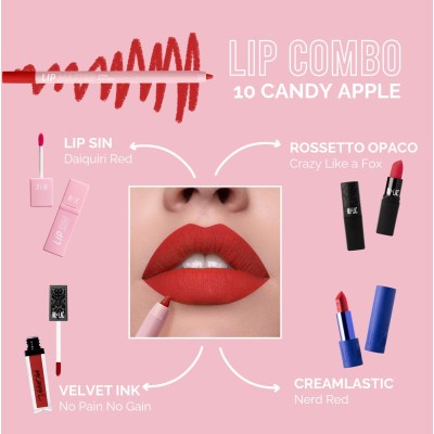 1 - Mulac Cosmetics Lip Master 10 Candy Apple