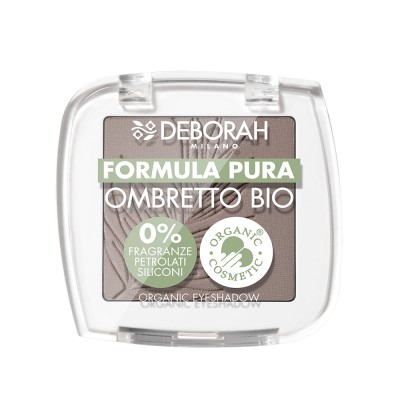 1 - Deborah Milano Formula Pura Eyeshadow 9 Mat Grey Brown