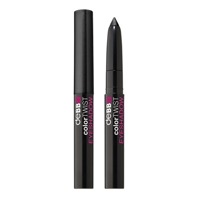 1 - deBBY colorTWIST EYESHADOW 01 - mat black
