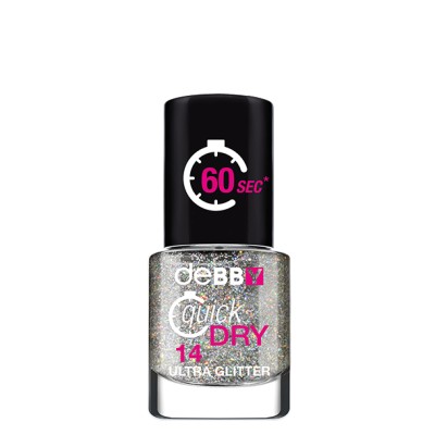1 - deBBY quickDRY 14 glitter silver