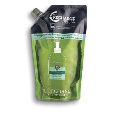 1 - L'Occitane Aromachologie Eco Ricarica Shampoo Pure Fraîcheur 500ml