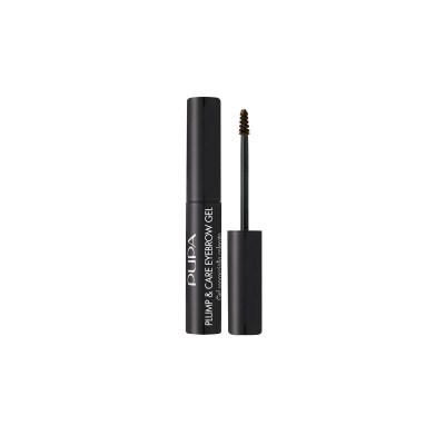 1 - PUPA Milano Plump & Care Eyebrow Gel 002 Brown 3 ml