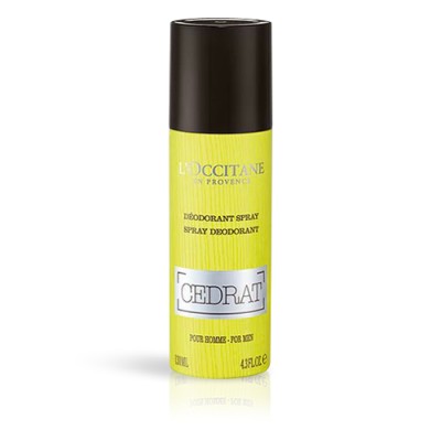 1 - L'Occitane Cedrat Spray Deodorant Uomo Deodorante spray 130 ml 1 pz