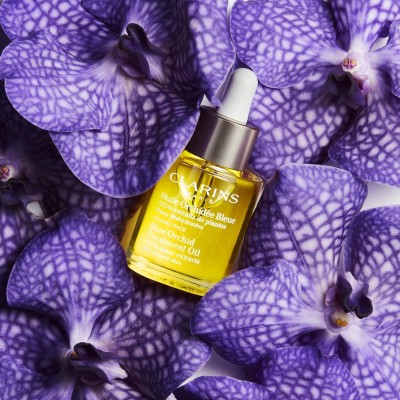 1 - Clarins Huile Orchidée Bleue - Pelle Disidratata