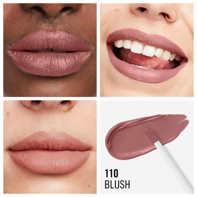 1 - Rimmel Rosetto Liquido Lasting Mega Matte 110 Blush 7.4 ml