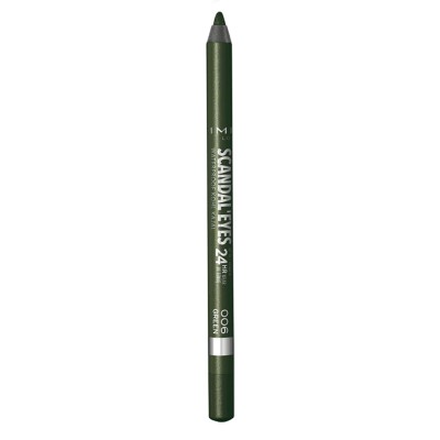 1 - Rimmel ScandalEyes Waterproof Kohl Kajal Black 001 Green 006